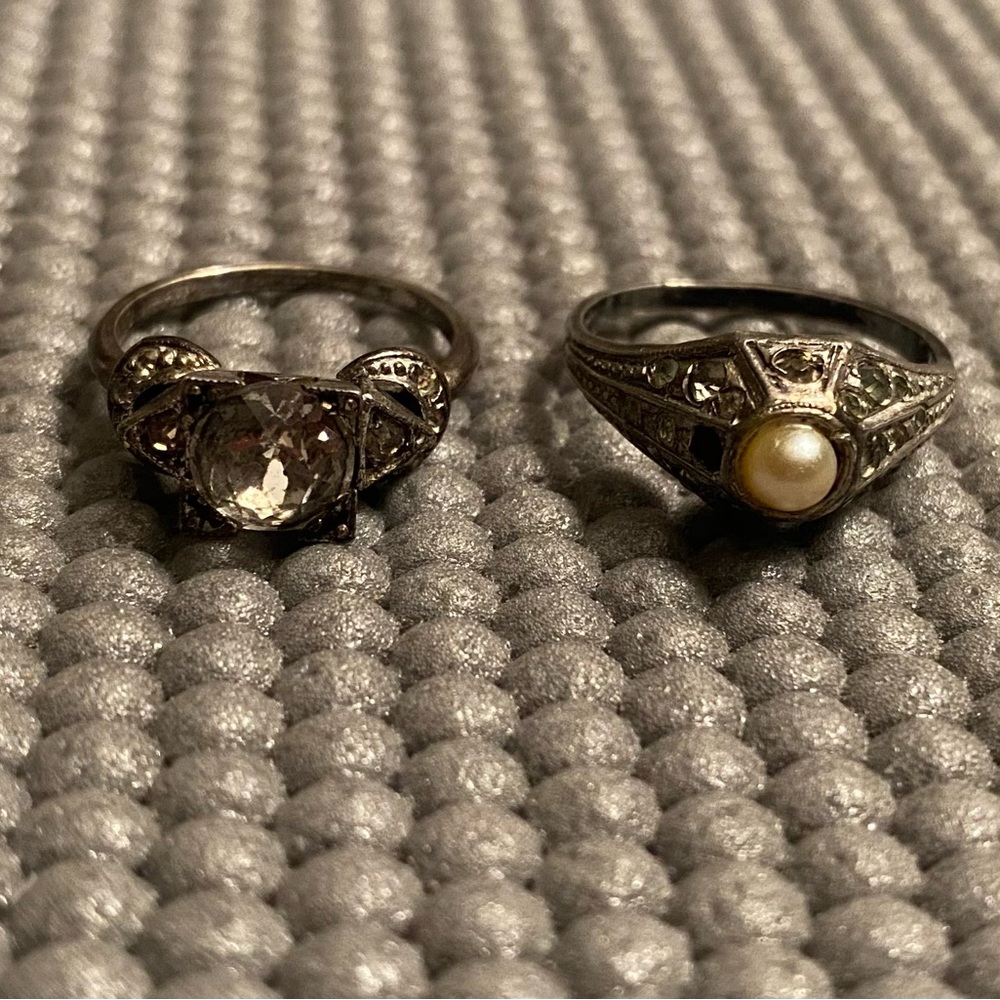 Vintage Costume Ring Lot: Sizes 5 and 5.75
